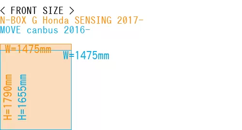 #N-BOX G Honda SENSING 2017- + MOVE canbus 2016-